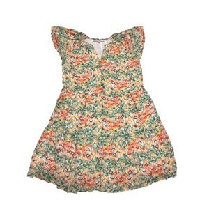 Loft Medium Tiered‎ Swing Flutter Sleeve coquette fairy cottage summer dress